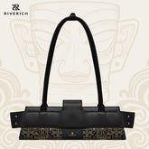 Sanxingdui Underarm Bag - Black
