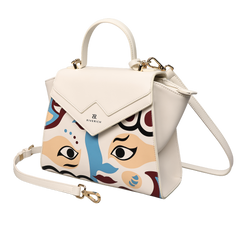 Peking Opera Mask Crossbody Bag