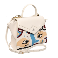 Peking Opera Mask Crossbody Bag