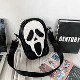 Goth Ghostface Crossbody Purse - Black