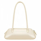 PU Leather Swing Bags for Women - Rounded Corner Beige