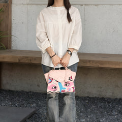 Peking Opera Mask Crossbody Bag