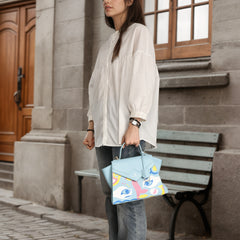 Peking Opera Mask Crossbody Bag