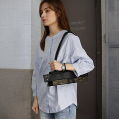 Sanxingdui Underarm Bag - Black