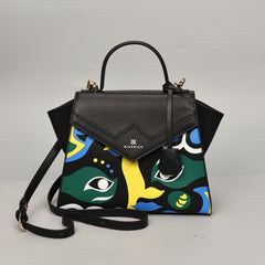 Peking Opera Mask Crossbody Bag