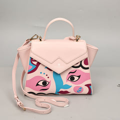 Peking Opera Mask Crossbody Bag