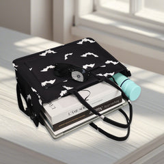 New Women's Crossbody Tote Bag with Bat Pattern