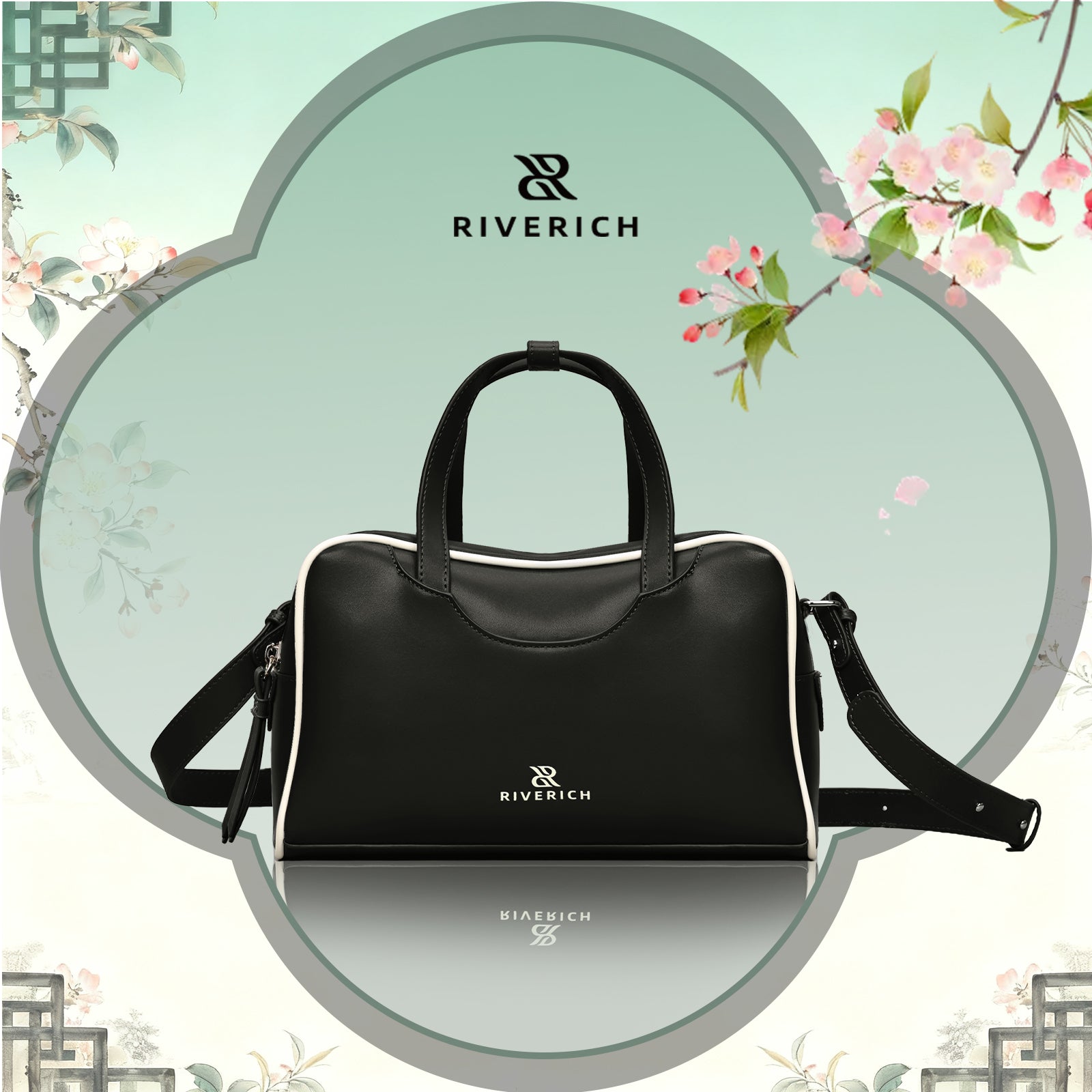 Jade Pillow Boston Bag - Black