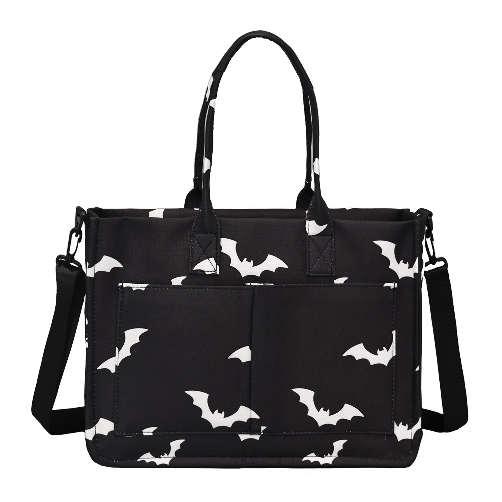 New Women's Crossbody Tote Bag with Bat Pattern