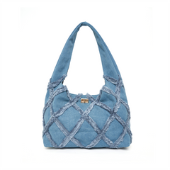 Denim canvas bag
