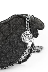 Riverich New Denim Fabrics Chain Crossbody Bags