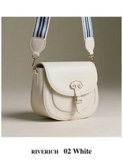 Ruyi saddle bag with spiral pattern