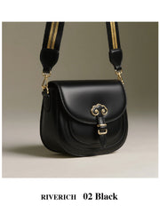 Ruyi saddle bag with spiral pattern