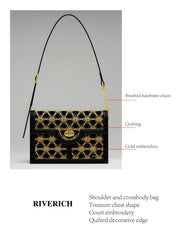 Forbidden City Gate Flower Crossbody Bag
