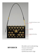 Forbidden City Gate Flower Crossbody Bag
