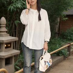 Peking Opera Mask Crossbody Bag