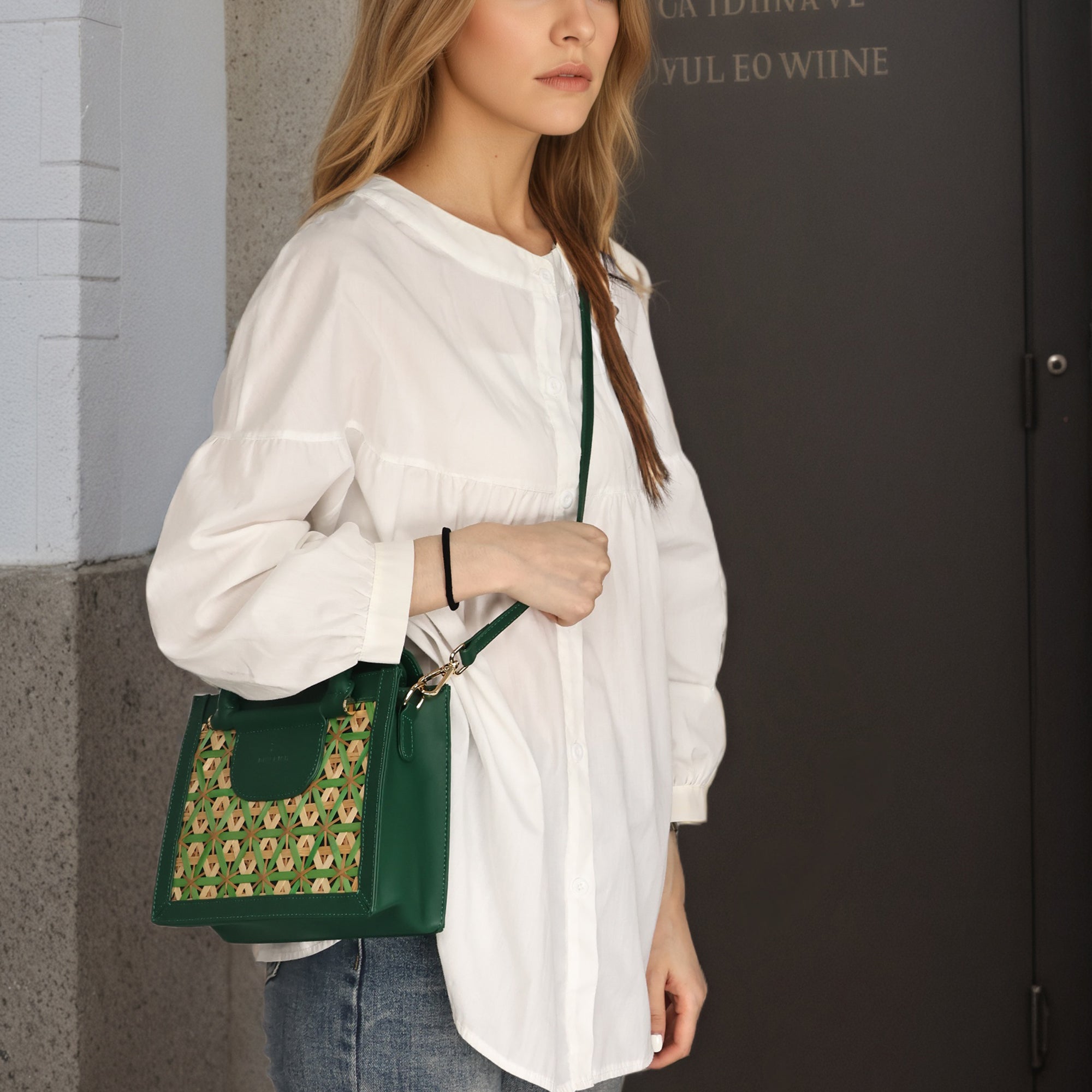bamboo handbag