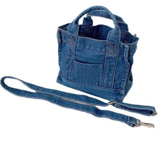 Denim Tote Bag Crossbody Women - Detail