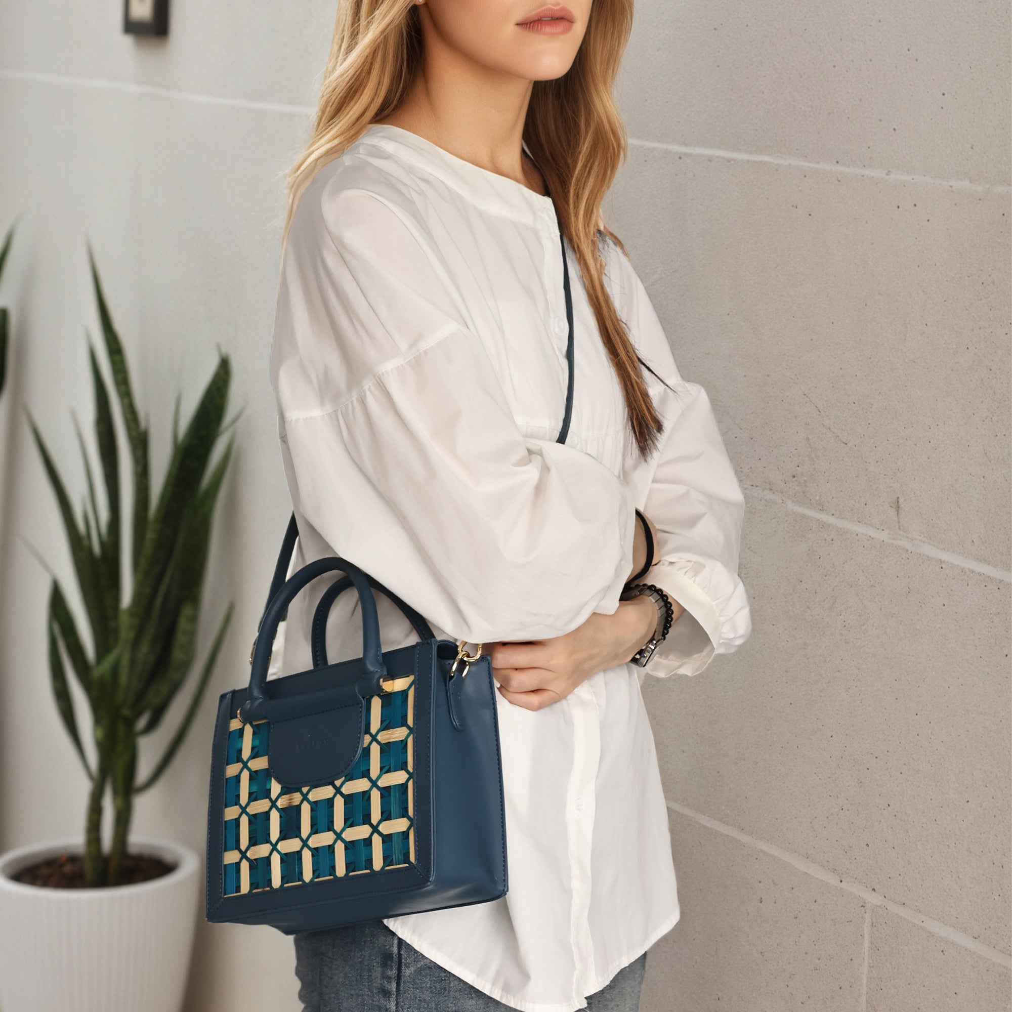 bamboo handbag