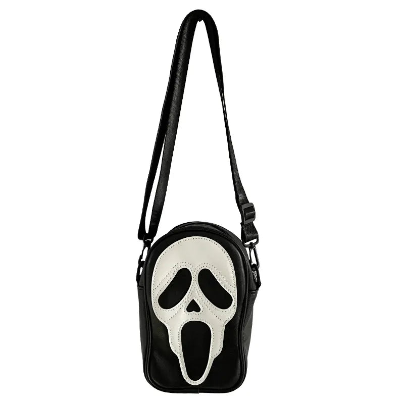 Goth Ghostface Crossbody Purse