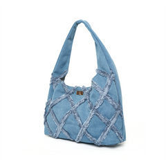 Denim canvas bag