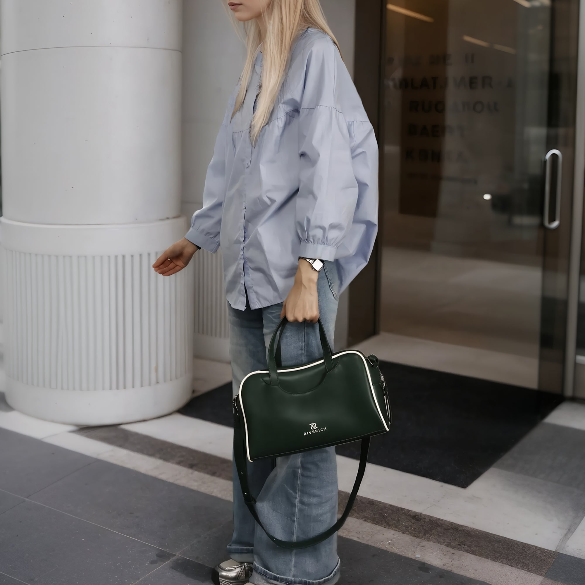 Jade Pillow Boston Bag