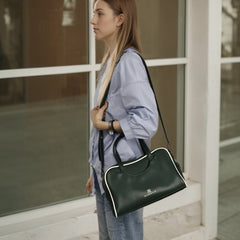 Jade Pillow Boston Bag - Green