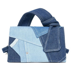 Patchwork Denim Bag-Mixed