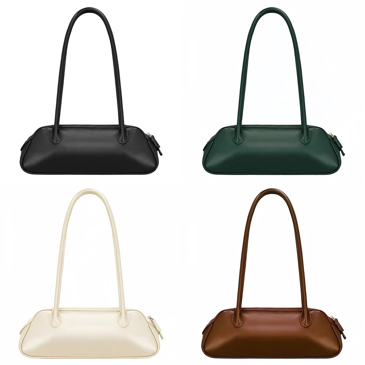 PU Leather Swing Bags for Women - Rounded Corner Colors