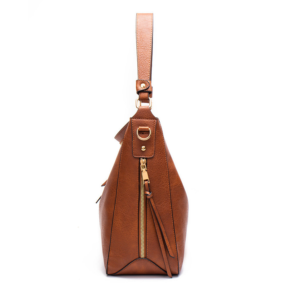 Vegan Leather Slouchy Hobo bag For Women