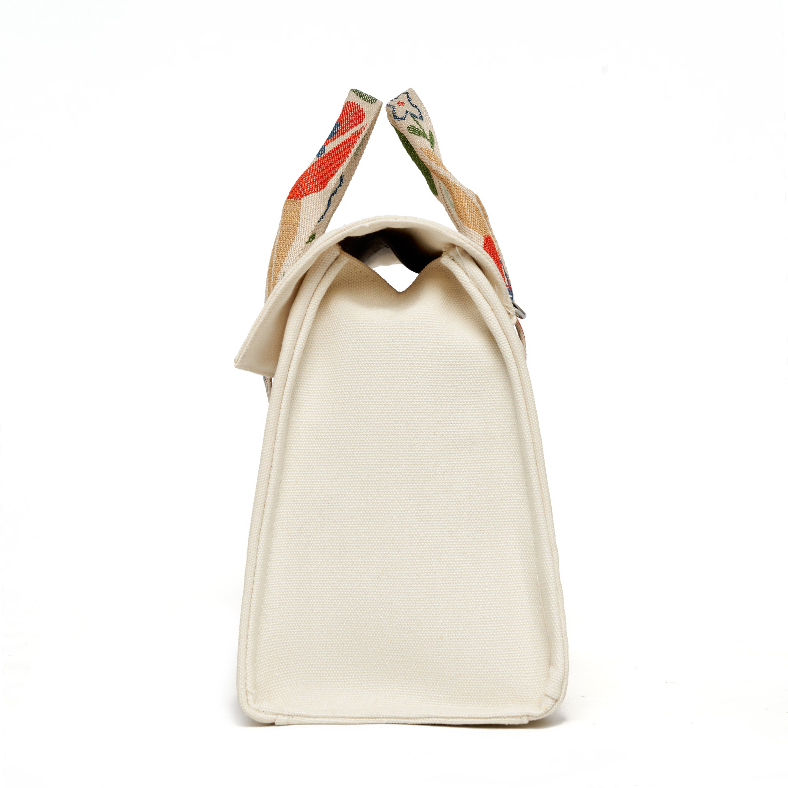 Colorful wide-band handbag