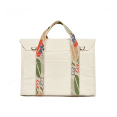 Colorful wide-band handbag