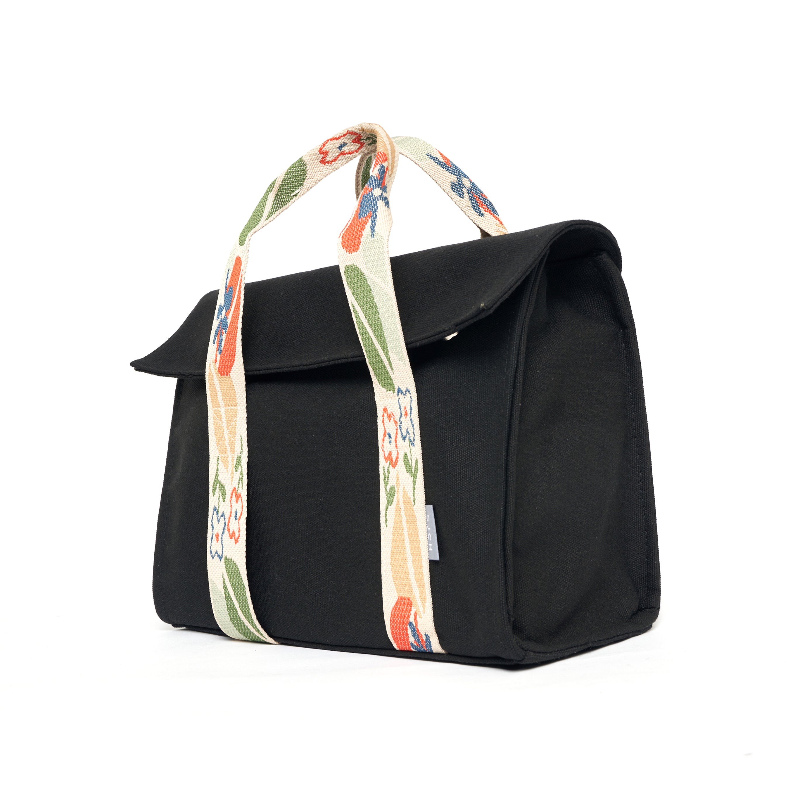 Colorful wide-band handbag