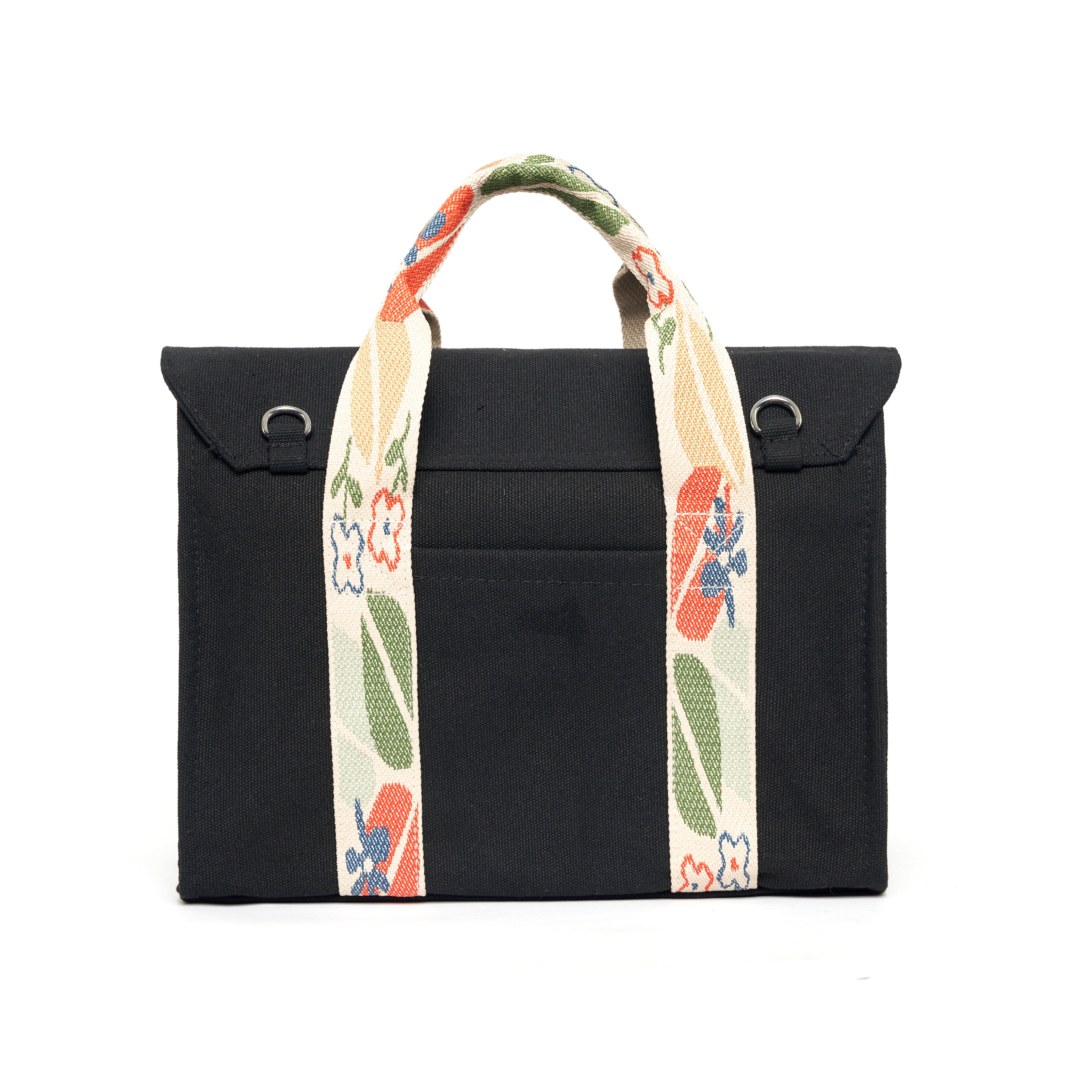 Colorful wide-band handbag