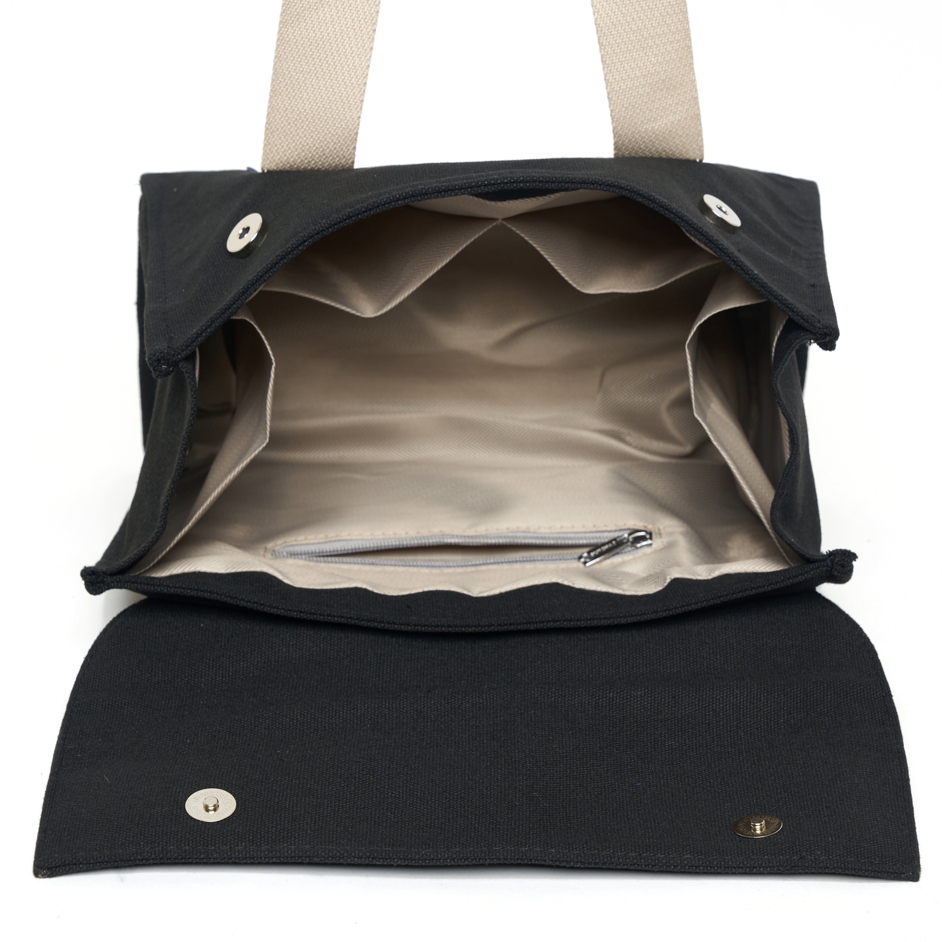 Colorful wide-band handbag