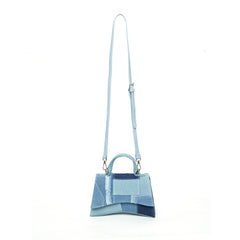 Vintage Denim Hourglass Bag