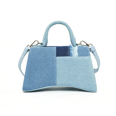 Vintage Denim Hourglass Bag