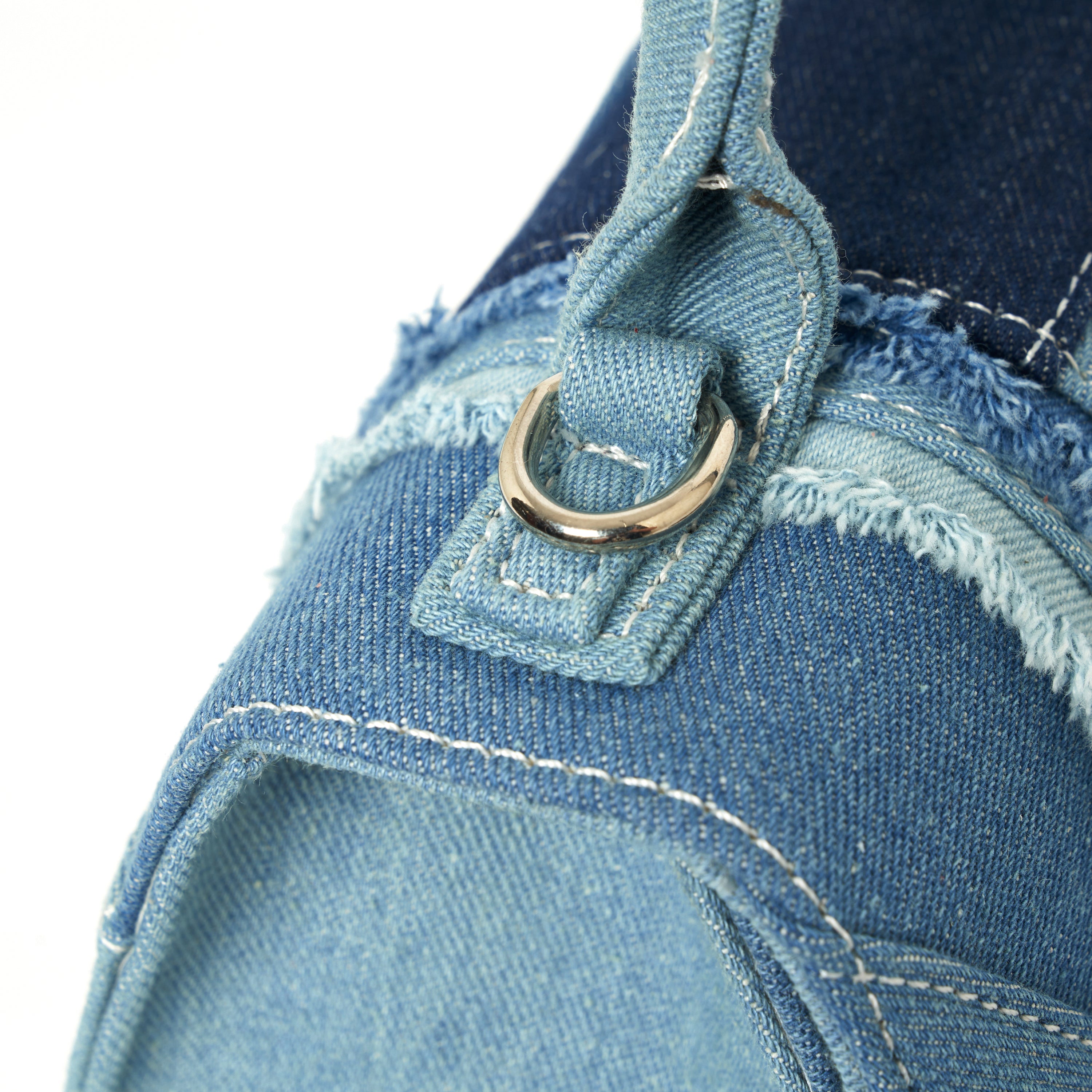 Vintage Denim Hourglass Bag