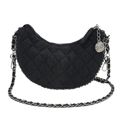 Riverich New Denim Fabrics Chain Crossbody Bags