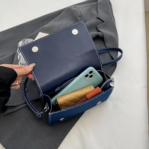 Patchwork Denim Bag-Mixed