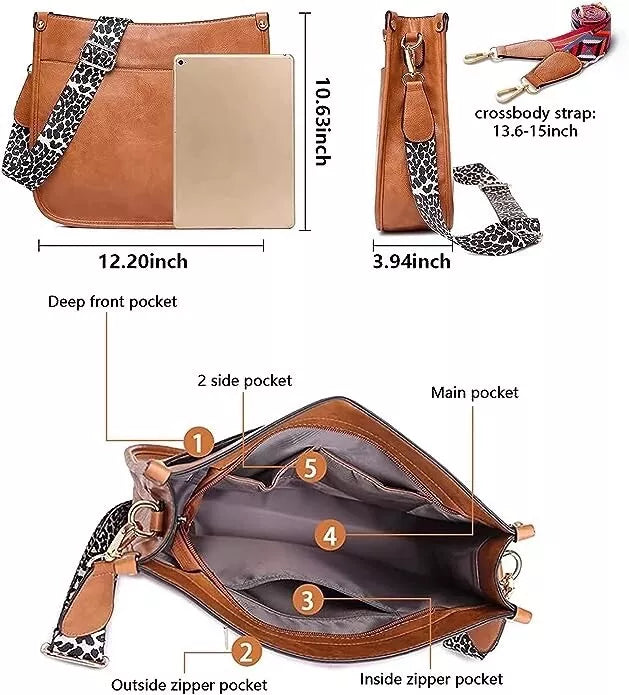 Riverich Vegan Leather Crossbody Bags for Women