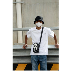 Goth Ghostface Crossbody Purse - Model