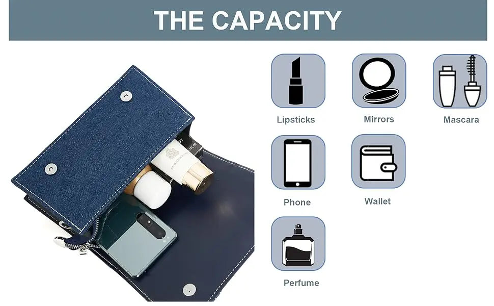 Patchwork Denim Bag-Mixed